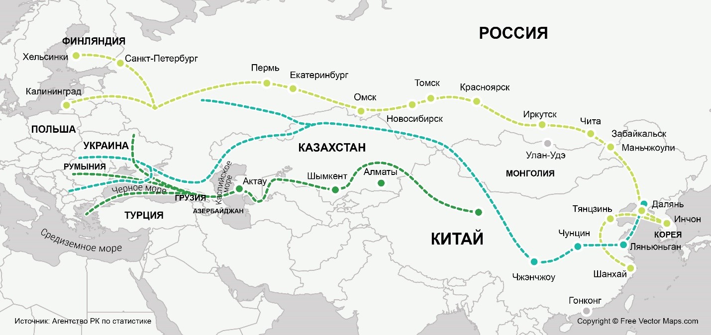 Корея пересматривает логистические маршруты в Казахстан